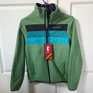 Cotopaxi Green and Teal Fleece Jacket